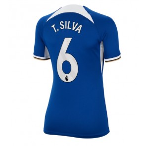 Chelsea Thiago Silva #6 Domaci Dres za Ženska 2023-24 Kratak Rukavima
